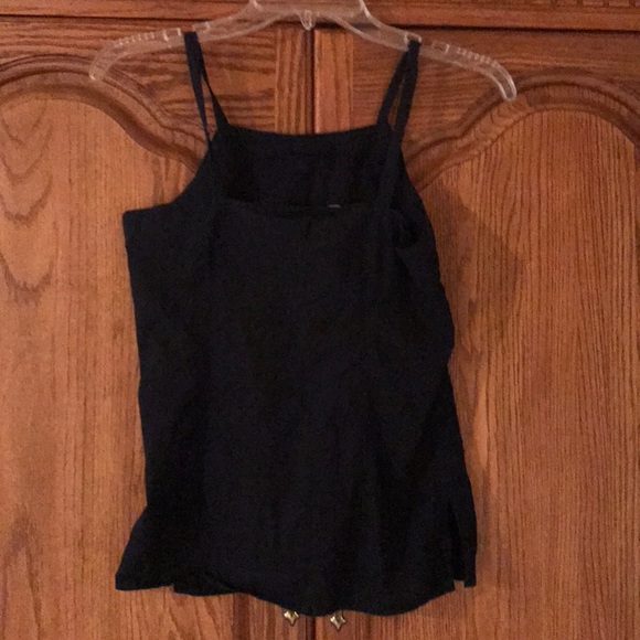 Cotton Cottage Black Tank With Embellishments - Picture 3 of 4